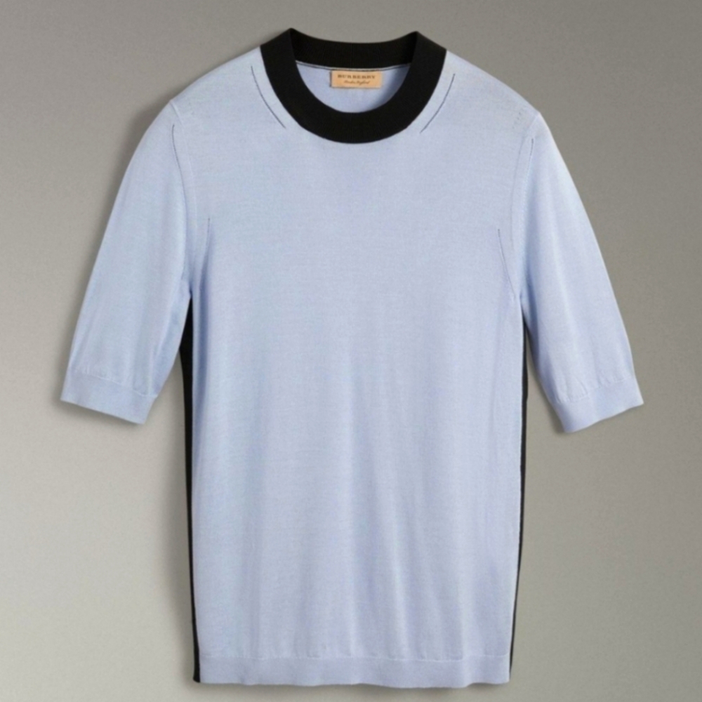 BURBERRY SILK CASHMERE T-SHIRT